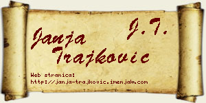 Janja Trajković vizit kartica